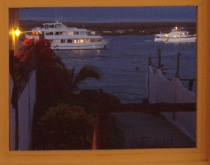 at night